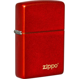 Zippo Lighter Zippo Metallic Red with Logo