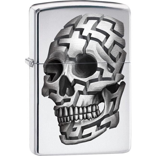 Aansteker Zippo 3D Skull