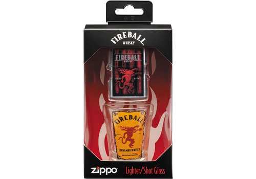 Lighter Zippo Fireball Whiskey Gift Set 