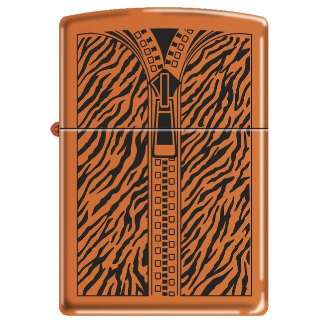 Zippo Lighter Zippo Orange Zipper