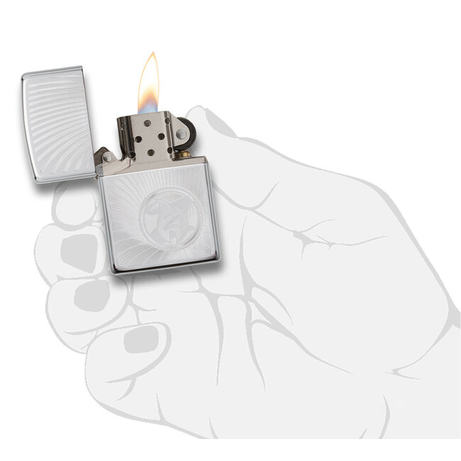 Lighter Zippo Radical Flame Design
