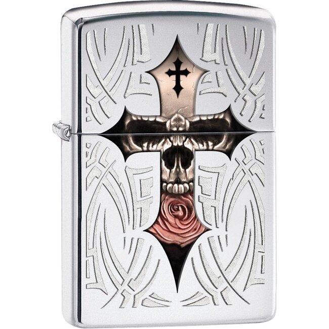 Zippo Lighter Zippo Skull Cross