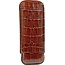 Martin Wess Martin Wess Cigar Case Croco Brown 2 Robustos