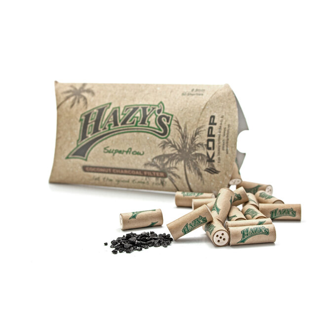 Hazy's 8 mm. Filters Coconut Charcoal