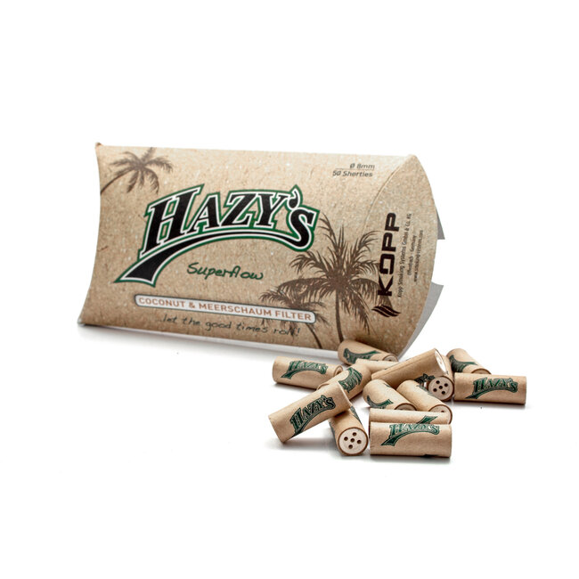 Hazy's 8 mm. Filters Coconut Meerschaum Mix