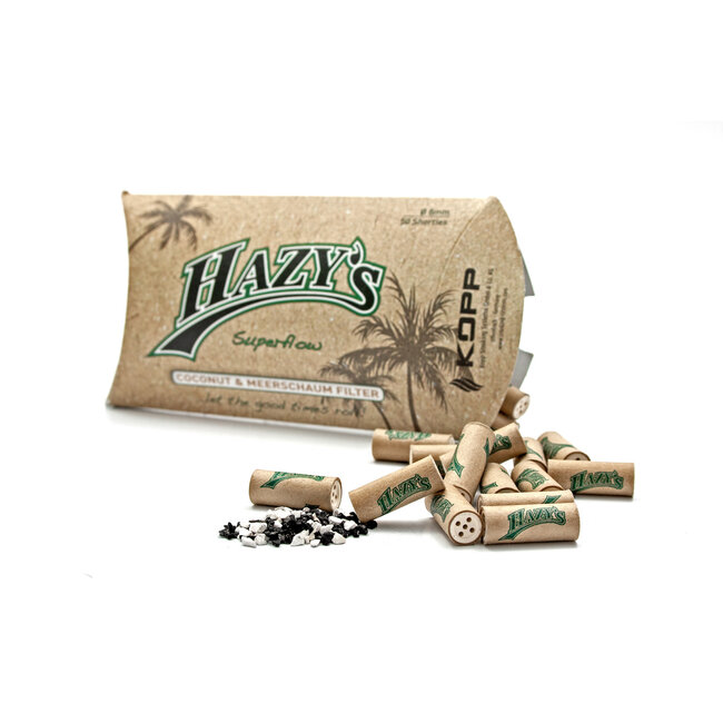 Hazy's 8 mm. Filters Coconut Meerschaum Mix