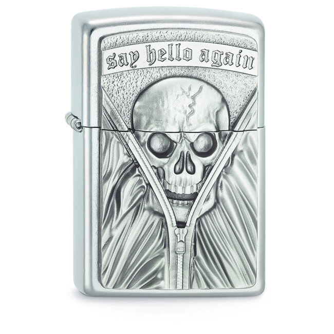 Zippo Aansteker Zippo Say Hello Again Emblem