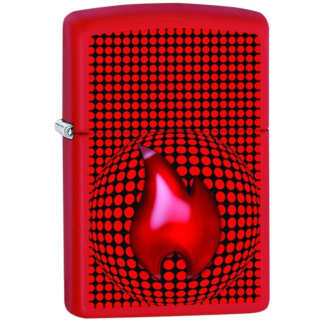 Zippo Lighter Zippo Red & Black Sphere