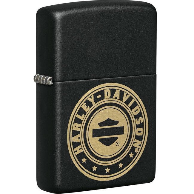 Zippo Aansteker Zippo Harley Davidson Round Logo