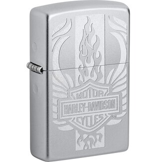 Zippo Aansteker Zippo Harley Davidson Logo Flame