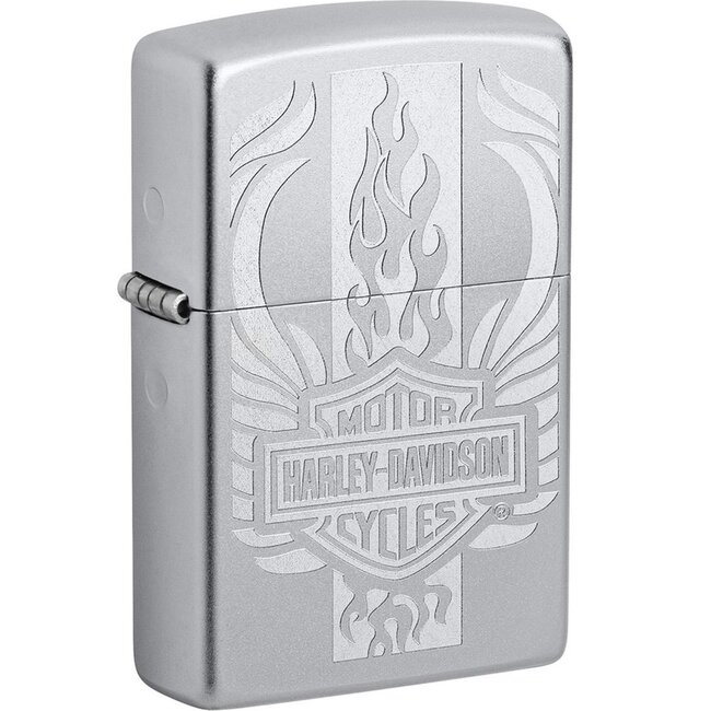 Zippo Aansteker Zippo Harley Davidson Logo Flame