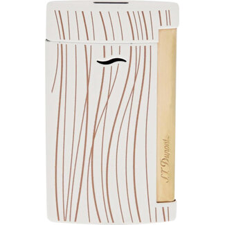 S.T. Dupont Lighter S.T. Dupont Slim 7 White with Golden Lines S.T. Dupont Lighter S.T. Dupont Slim 7 White with Golden Lines