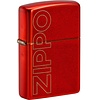 Zippo Aansteker Zippo Metallic Red with Logo