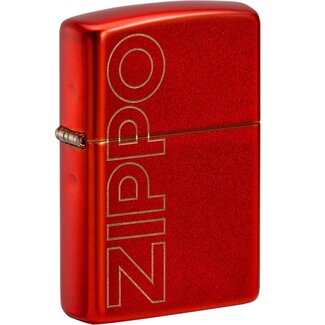 Zippo Lighter Zippo Metallic Red with Logo