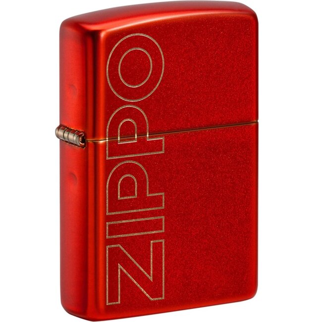Zippo Lighter Zippo Metallic Red with Logo
