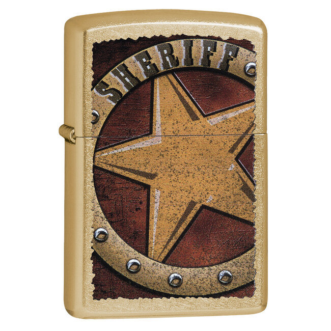 Lighter Zippo Sheriff Badge