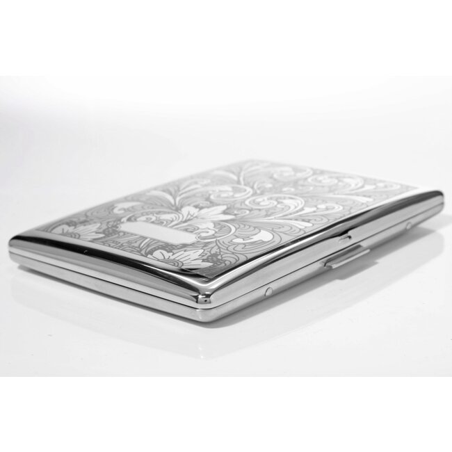 Cigarette Case Pearl Chrome Venetian