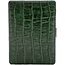 Cigarette Case Pearl Crocodile Green