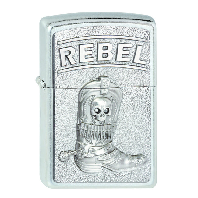 Zippo Aansteker Zippo Rebel Cowboy Boots Emblem