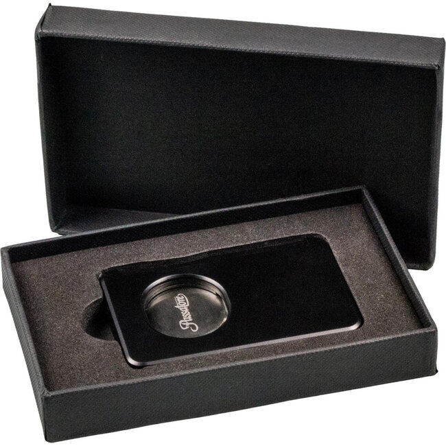 Cigar Cutter Passatore Flat Metal Black