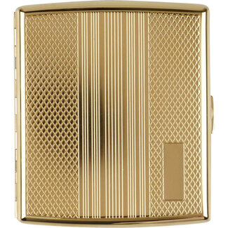 Jean Claude Cigarette Case Jean-Claude Gold Coloured Stripes