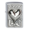 Zippo Lighter Zippo Love Heart Emblem