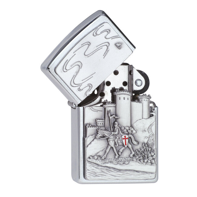 Zippo Aansteker Zippo Crusade Castle Emblem