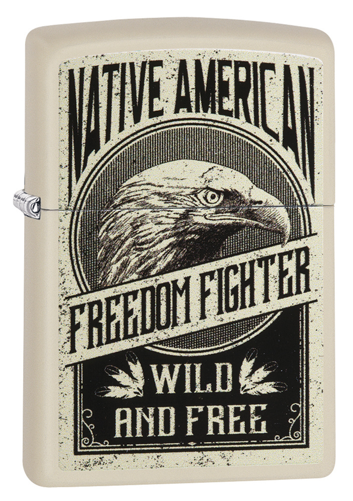 Aansteker Zippo Eagle Native American Haddocks