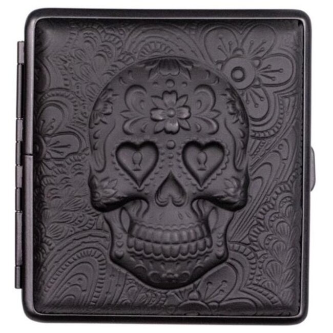 Sigarettenkoker Leather Skull Black