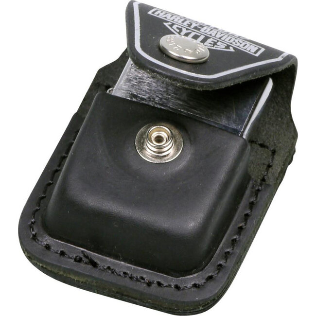 Zippo Pouch Black Harley Davidson