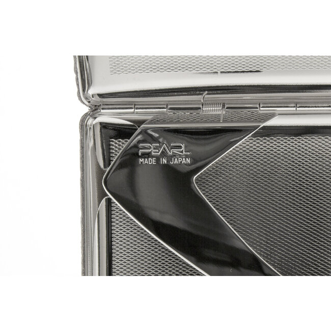 Cigarette Case Pearl Crocodile Brown