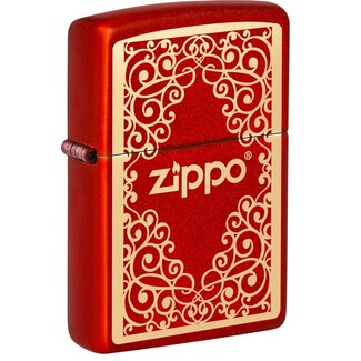 Zippo Aansteker Zippo Metallic Red Ornamental Design