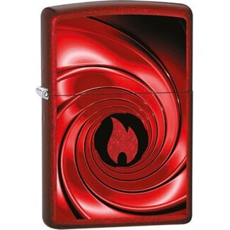 Zippo Lighter Zippo Red Swirl Design