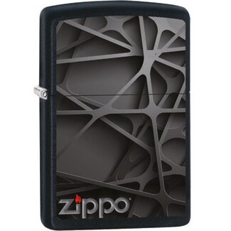 Zippo Lighter Zippo Black Abstract Design