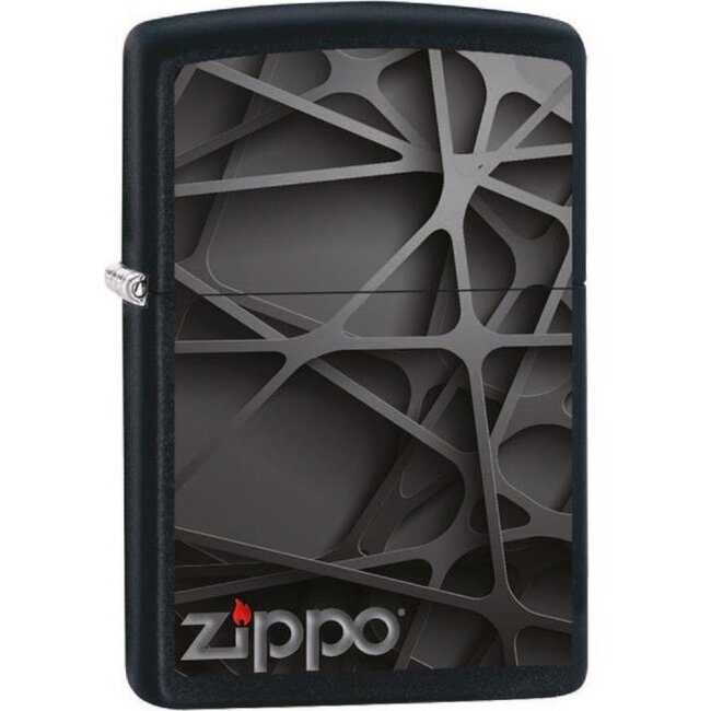 Zippo Lighter Zippo Black Abstract Design