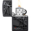 Zippo Lighter Zippo Black Abstract Design