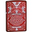 Lighter Zippo Candy Apple Red Scroll