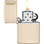 Aansteker Zippo Flat Sand with Logo