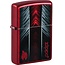 Lighter Zippo Red Grey Design