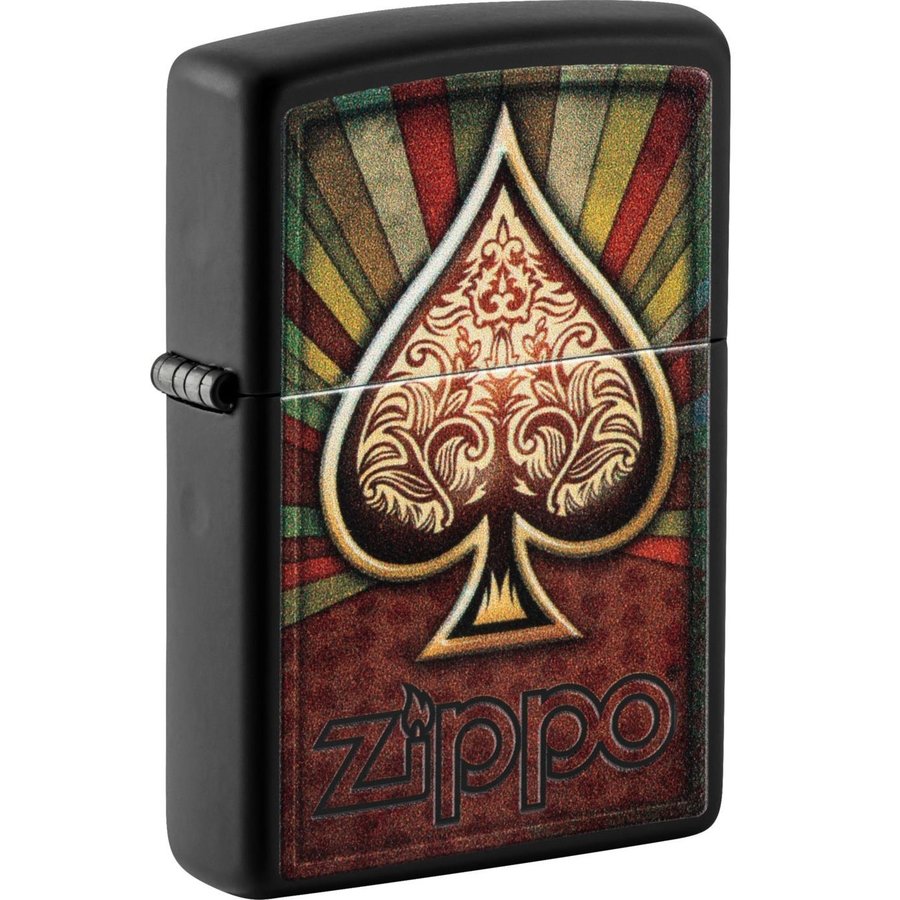 Lighter Zippo Ace of Spade Design Haddocks