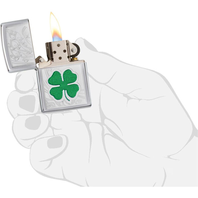 Lighter Zippo Clover