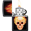 Aansteker Zippo 3D Print Flaming Skull