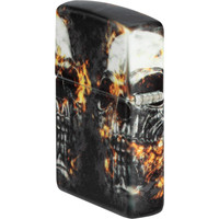 Lighter Zippo Burning Skull
