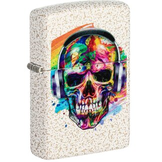 Zippo Lighter Zippo Skull Headphones Design