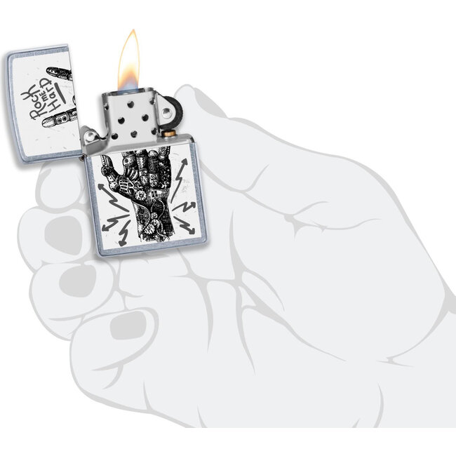 Aansteker Zippo Rock me Hard