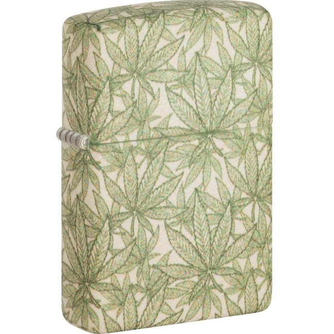 Lighter Zippo Cannabis Leaf