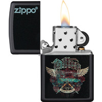 Aansteker Zippo Tattoo Design