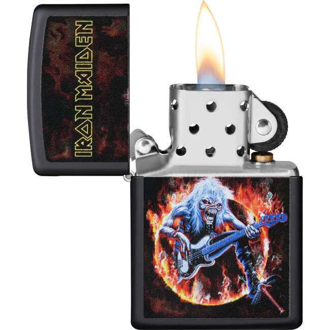 Lighter Zippo Iron Maiden Guitar Fire