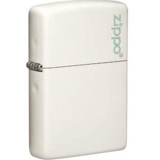 Zippo Lighter Zippo White Glow in the Dark Green with Logo