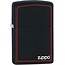 Lighter Zippo Black Matte with Border